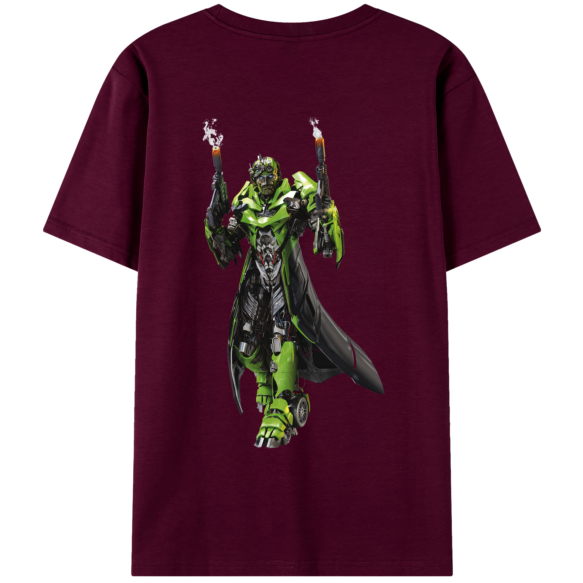 （画像用） Transformers トランスフォーマー レディース半袖Tシャツ(バックプリント)